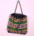 Black Multi Color Hand Made Shoulder Bag